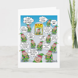 Cartão De Festividades Elf do Mês