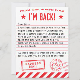 Cartão De Festividades Elf está de volta