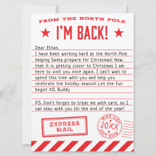 Cartão De Festividades Elf está de volta