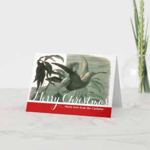 Cartão De Festividades Elf Fairies Elves Moon Night Bird Voando