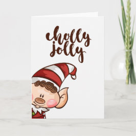 Cartão De Festividades Elf Natal - "Cartão de Natal 03"