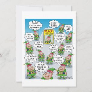 Cartão De Festividades Elfo do Mês