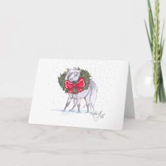 Cartão De Festividades Elogio do Natal do lado engraçado