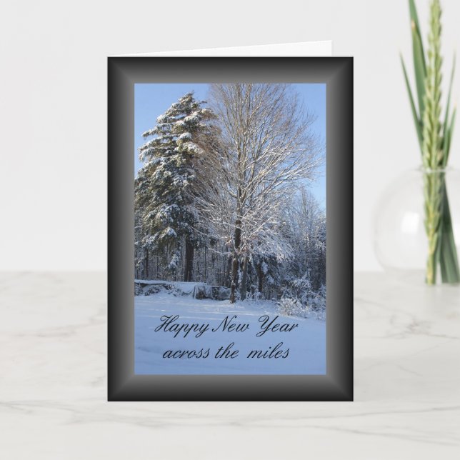 Cartão De Festividades Em todos os Anos novos (Frente)