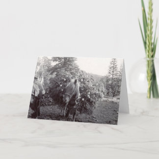 Cartão De Festividades Embalando para fora o Natal