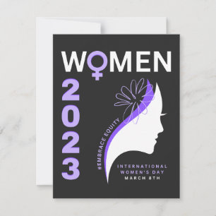 Cartão De Festividades Embrace Equity International Women's Day 2023