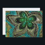 Cartão De Festividades Emerald Teal Mandala Flower Flat Holiday Card<br><div class="desc">A striking ornamental card featuring an intricate hand-drawn mandala flower in emerald green, teal, and golden tones on a deep black background. The detailed decorative pattern creates a bold and artistic look inspired by mandala and boho design. Perfect for sending a unique greeting, thank you note, or special message to...</div>