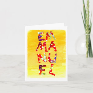 Cartão De Festividades Emmanuel Card