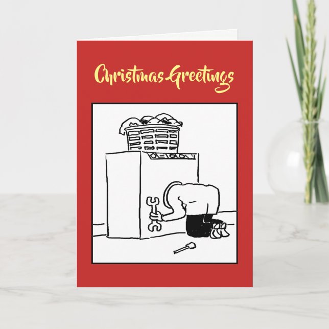 Cartão De Festividades Empresa de equipamento elétrico de cozinha (Frente)