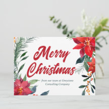 Empresa de Flores de Natal Poinsettia Personalizad