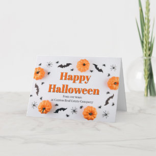 Cartão De Festividades Empresa Personalizada Feliz Halloween Fofo