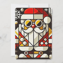 Cartão De Festividades Empresa Santa Claus Amigável Personalizada