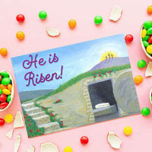 Cartão De Festividades Empty Tomb Easter Card