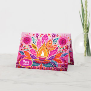 Cartão De Festividades Encantando Diwali: um Festival de Luz
