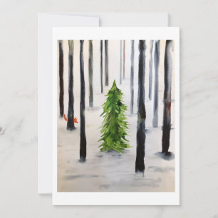 Cartão De Festividades encontro de inverno