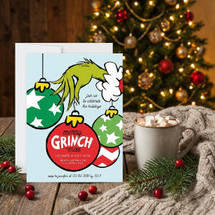 Cartão De Festividades Enfeite do Grinch Festa de Natal