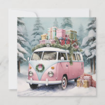 Enfeite Vanagon Vintage Rosa