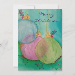 Cartão De Festividades Enfeites de natal