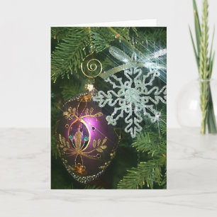 CARTÃO DE FESTIVIDADES ENFEITES DE NATAL 2