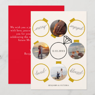 Cartão De Festividades Enfeites Festivos Alegre e Noiva