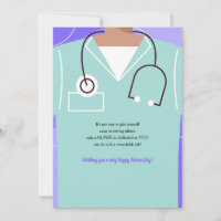 Enfermeiro Scrubs Greeting Card