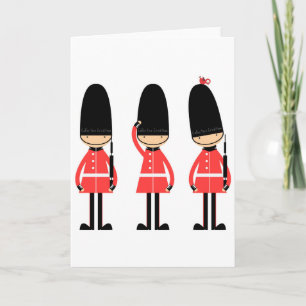 Cartão De Festividades England London Guard Design
