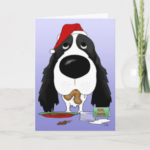 Cartão De Festividades English Springer Spaniel Christmas