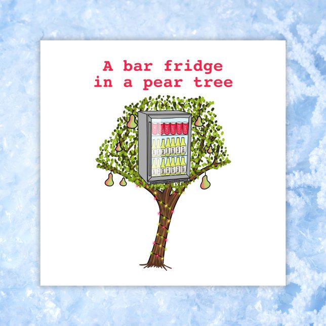 Cartão De Festividades Engraçado 12 dias de perereca de Natal (Criador carregado)