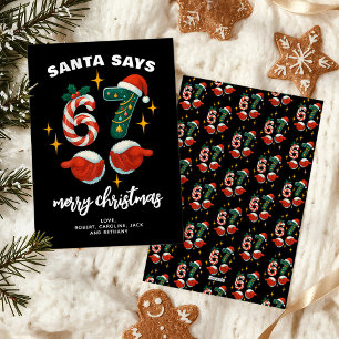 Cartão De Festividades Engraçado 6-7 Meme 67 Natal