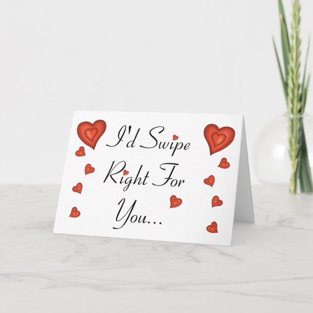Cartão De Festividades Engraçado, eu me viraria para vocês, Namorados. (Frente)