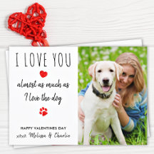 Engraçado Eu Te Amo Dia de os namorados De Cachorr