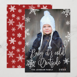 Cartão De Festividades Engraçado FOTO DE Natal Baby É Covid Out