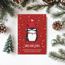 Engraçado Gato Catmas Humor Natal