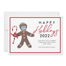 Engraçado Natal 2022 Família Gingercake Não Foto