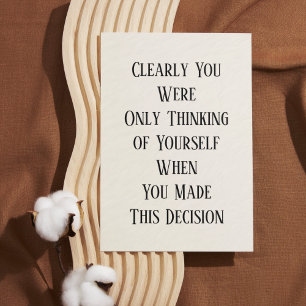 Cartão De Festividades Engraçado se livrar da placa para colaborador/chef