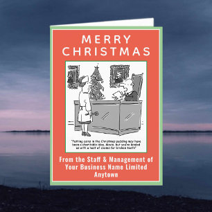 Cartão De Festividades Engraçado Tema Jurídico e Jurídico Natal