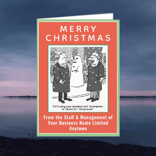 Cartão De Festividades Engraçado Tema Jurídico e Jurídico Natal