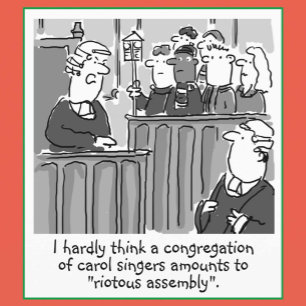 Cartão De Festividades Engraçado Tema Jurídico e Jurídico Natal