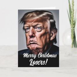Cartão De Festividades Engraçado Trump "Feliz Perdedor de Natal"