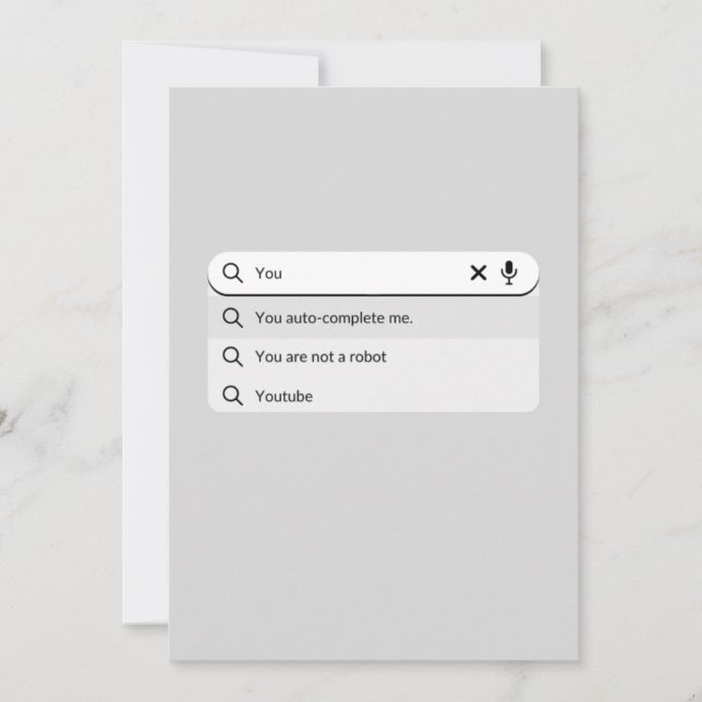 Cartão De Festividades Engraçado você completar automaticamente o dia dos (Frente)