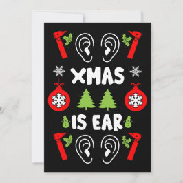 Cartão De Festividades ENT Doctor Christmas