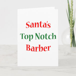 Cartão De Festividades Entalhe de BarberSuperior
