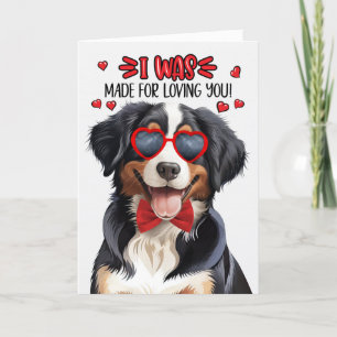Cartão De Festividades Entlebucher Mountain Dog Fez Com Que Você Se Ama N