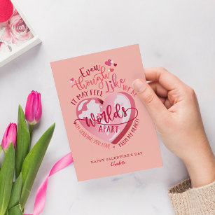 Cartão De Festividades Enviando Meu Dia de os namorados De Amor Saudando 