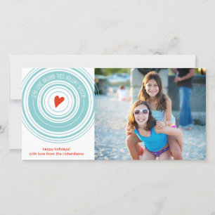 Cartão De Festividades Envie Amor ao Redor