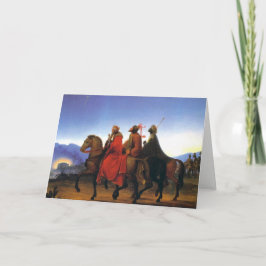 Cartão De Festividades Epiphany Sábios Três Reis Cristãos