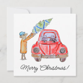 Cartão De Festividades Época da Árvore de Natal!