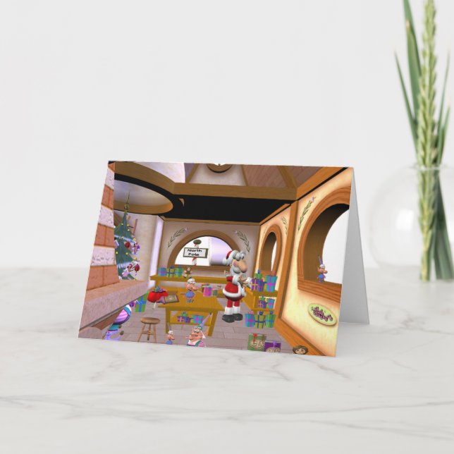 Cartão De Festividades Época ocupada do ano (Frente)