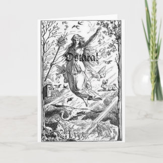 Cartão De Festividades Equinócio de primavera de Ostara