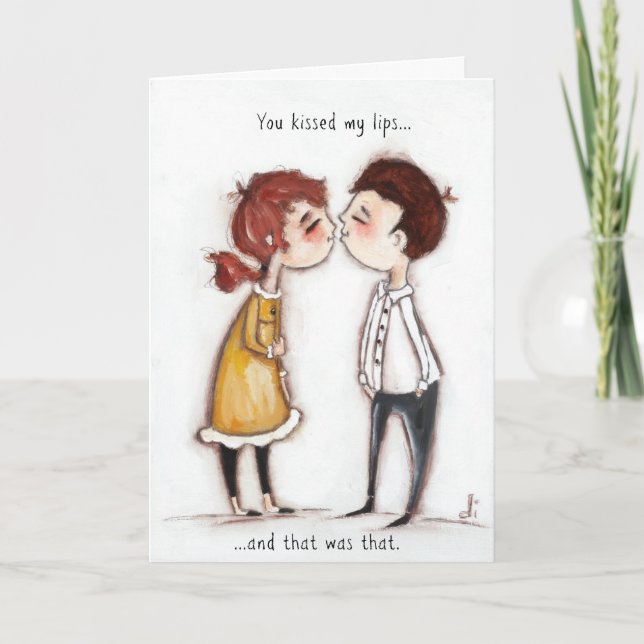 Cartão De Festividades Era isso - Namorados (Frente)